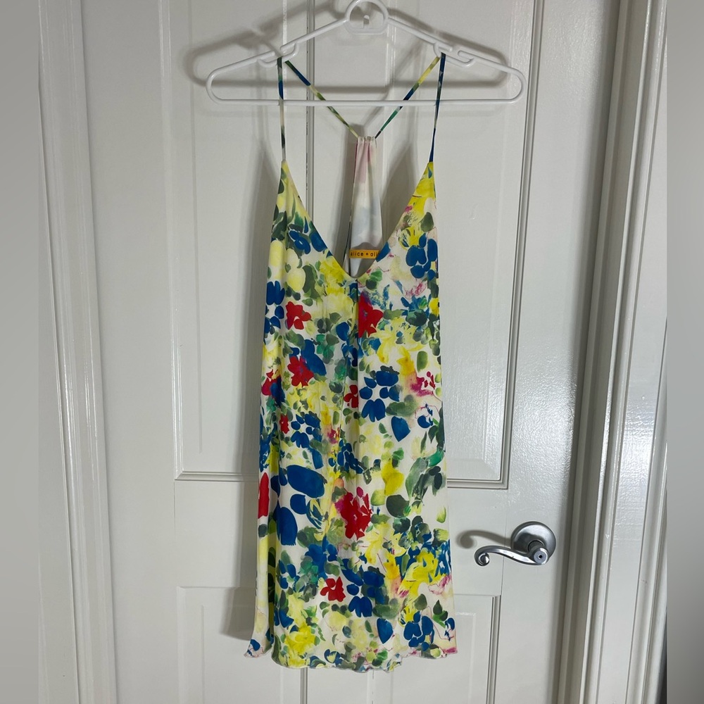 Alice + Olivia Floral Mini Dress